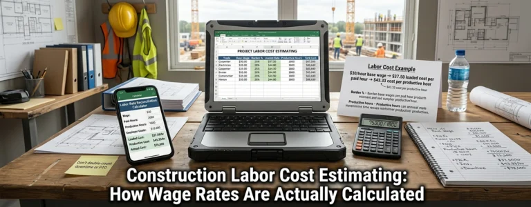 Construction Labor Cost Estimating: How Wage Rates Are Actually Calculated